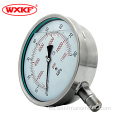 Manómetro de medidor de presión de acero inoxidable de 2.5 pulgadas100 mm
